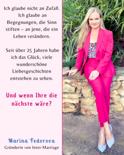 Fedorova Marina - Direktorin der Heiratsagentur Inter-Marriage